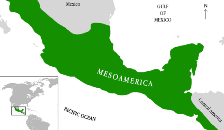 Mesoamerica map