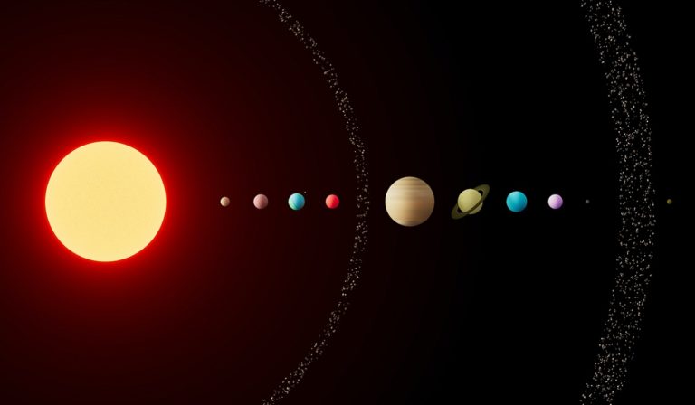 Picture of Sun and planets