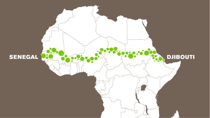 21 African countries are building a 4,750-mile wall of trees