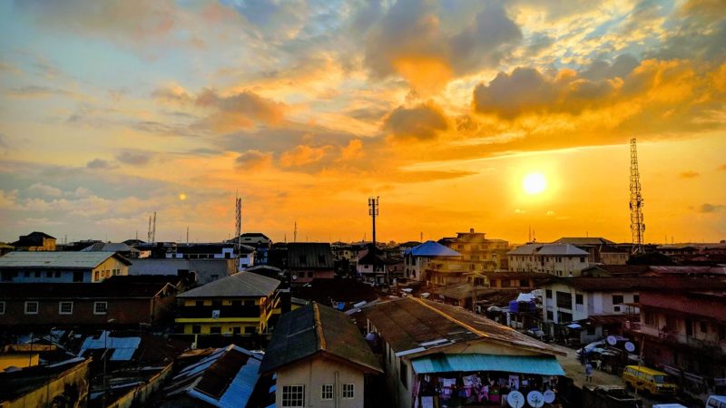 Lagos at sunset