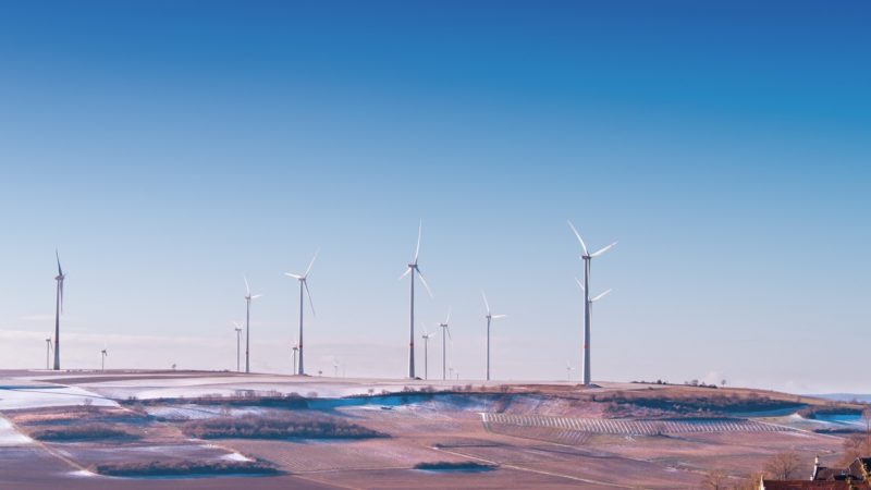 Wind turbines in Germany