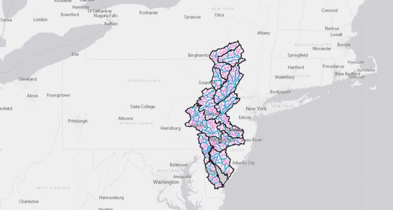 Delaware River Basin Commission Map