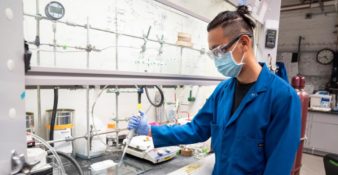 Ivan Jayapurna at UC Berkeley lab