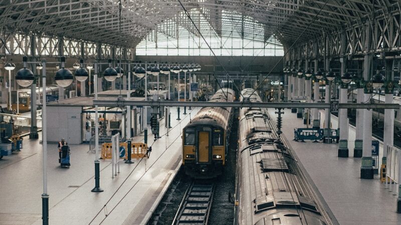 Train station inside