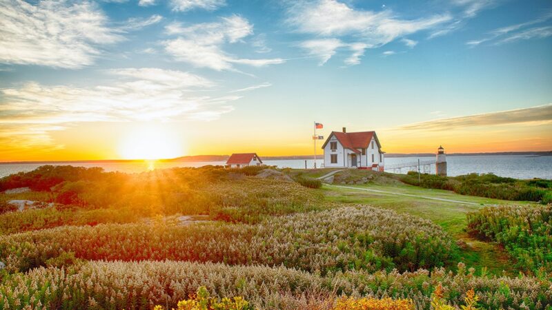 Maine shoreline