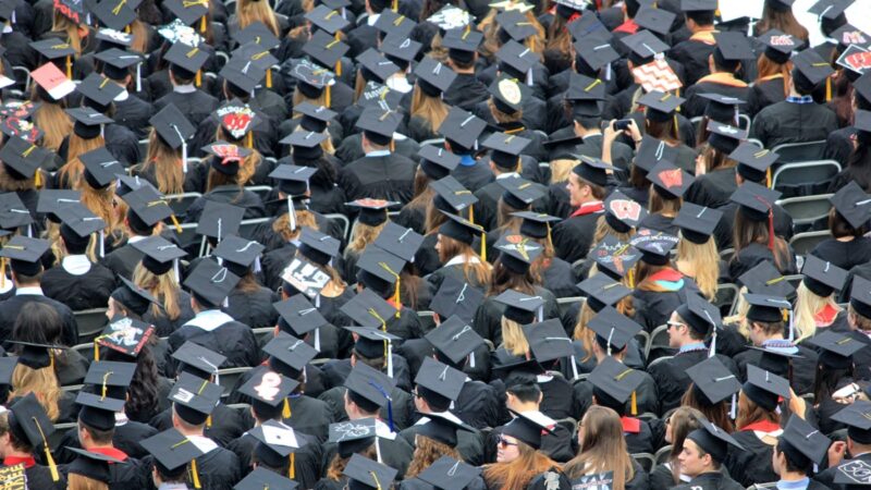 Graduation from above