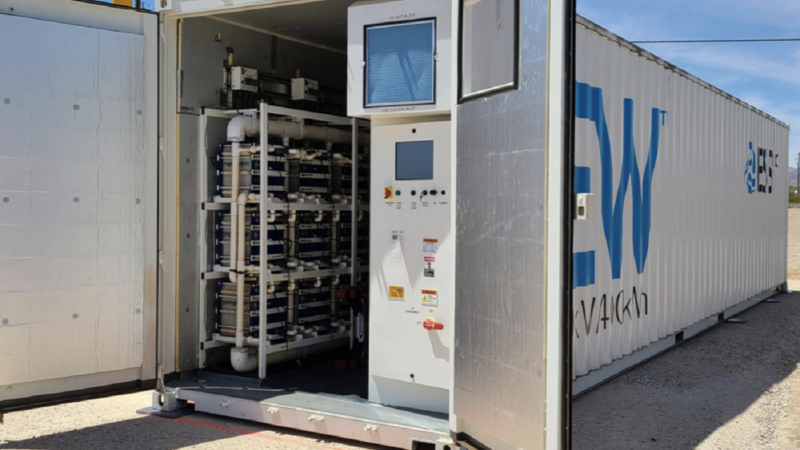 ESS iron flow battery