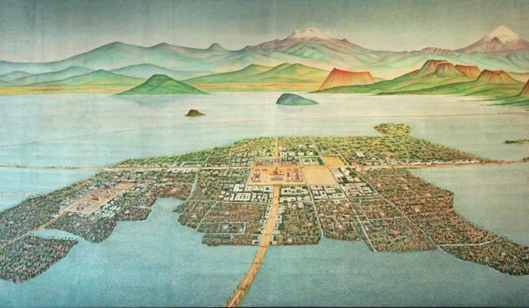 Tenochtitlan painting