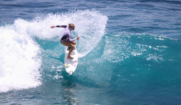 Surfer Girl at Uluwatu, Bali, Indonesi