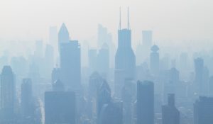 Smog in Shanghai