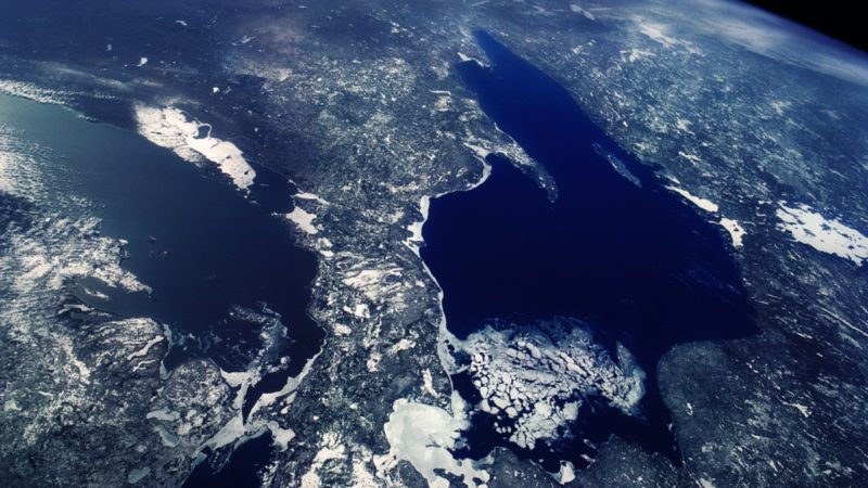 Great Lakes from space