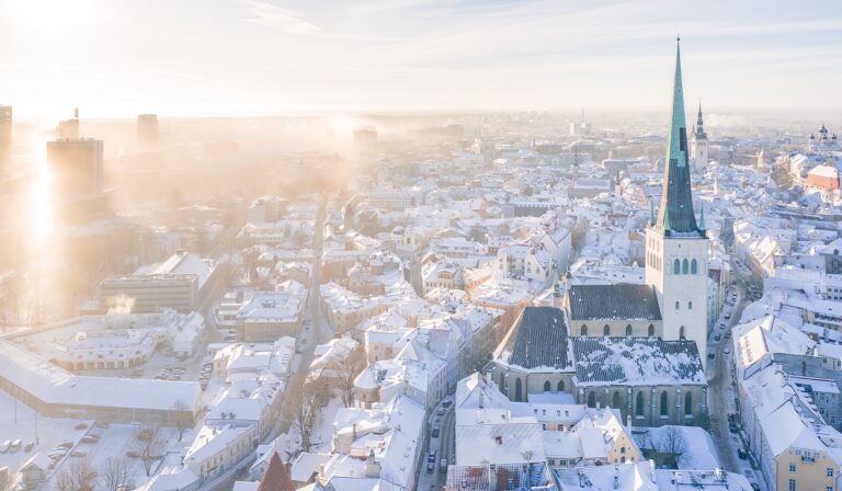 Tallinn, Estonia in winter