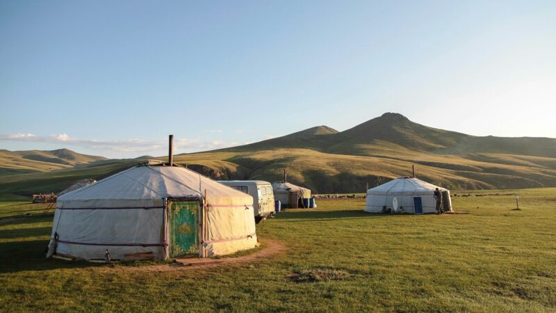 Mongolian yurts