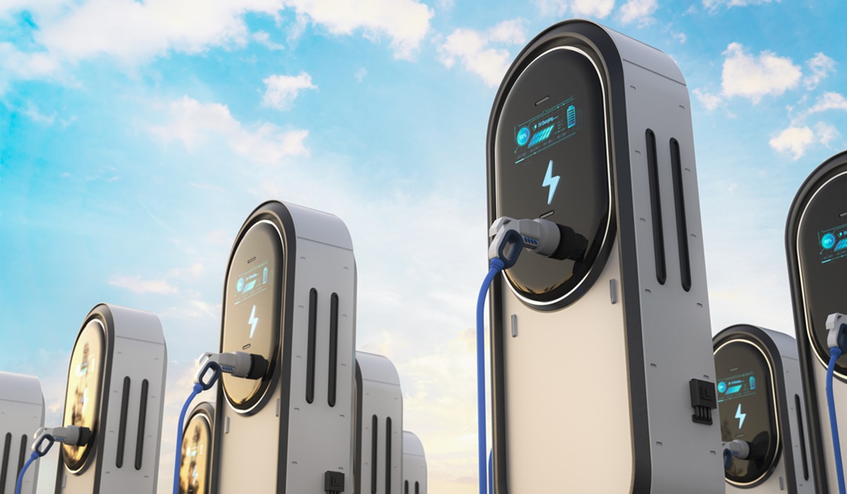 Good news for transition to EVs, photo of charging stations